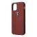 Чехол-накладка Ferrari для iPhone 12 Pro Max (6.7) Off-Track Genuine Leather Stitched Stipe Hard Red (FEODIHCP12LRE)