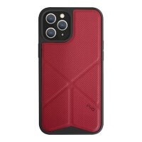 Чехол-накладка Uniq для iPhone 12 Pro Max (6.7) Transforma Red (IP6.7HYB(2020)-TRSFRED)