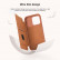 Кожаный чехол книжка Nillkin QIN Pro для iPhone 15 Pro, Brown