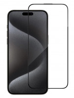 3D стекло для iPhone 15/16 BlueO Large arc Anti-Dust Anti-Static Black