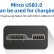 USB кабель Micro USB 3.0 (Micro B) для Samsung Galaxy S5 / Note 3 / HDD, 1 метр (черный)