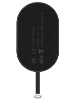 Приемник для беспроводной зарядки Baseus Microfiber Wireless Charging Receiver c Micro USB,  Black (WXTE-C01)