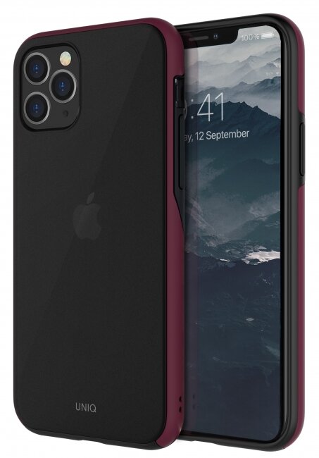 Чехол-накладка для iPhone 11 Pro Uniq Vesto Maroon Red (IP5.8HYB(2019)-VESHMRN)