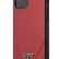 Чехол-накладка для iPhone 12 / 12 Pro (6.1) Guess Saffiano Triangle metal logo Hard PU, Red (GUHCP12MVSATMLRE)