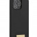 Чехол для iPhone 13 Pro Max Guess Liquid silicone Plate metal logo Hard Black (Magsafe) (GUHMP13XSPLK)