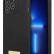 Чехол для iPhone 13 Pro Max Guess Liquid silicone Plate metal logo Hard Black (Magsafe) (GUHMP13XSPLK)