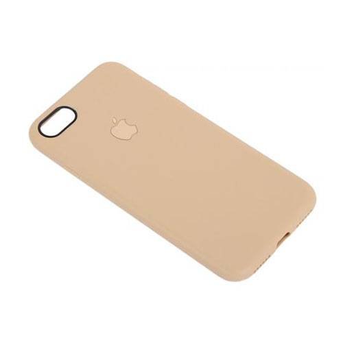 Чехол в стиле Apple Case для iPhone 7 / 8 TPU с логотипом (Gold)