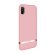 Противоударный чехол для iPhone X / XS JOYROOM Lyer Series TPU + PC (Pink)