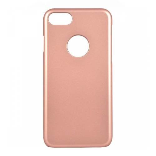 Прорезиненный чехол накладка iCover для iPhone 7 / 8 Rubber Rose gold/Hole, IP7-RF-RGD