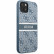 Чехол для iPhone 13 Guess PU 4G Stripe printed logo Hard Blue (GUHCP13M4GDBL)