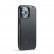 Кожаный чехол с вертикальным флипом для iPhone 14 Pro Fierre Shann (Black)