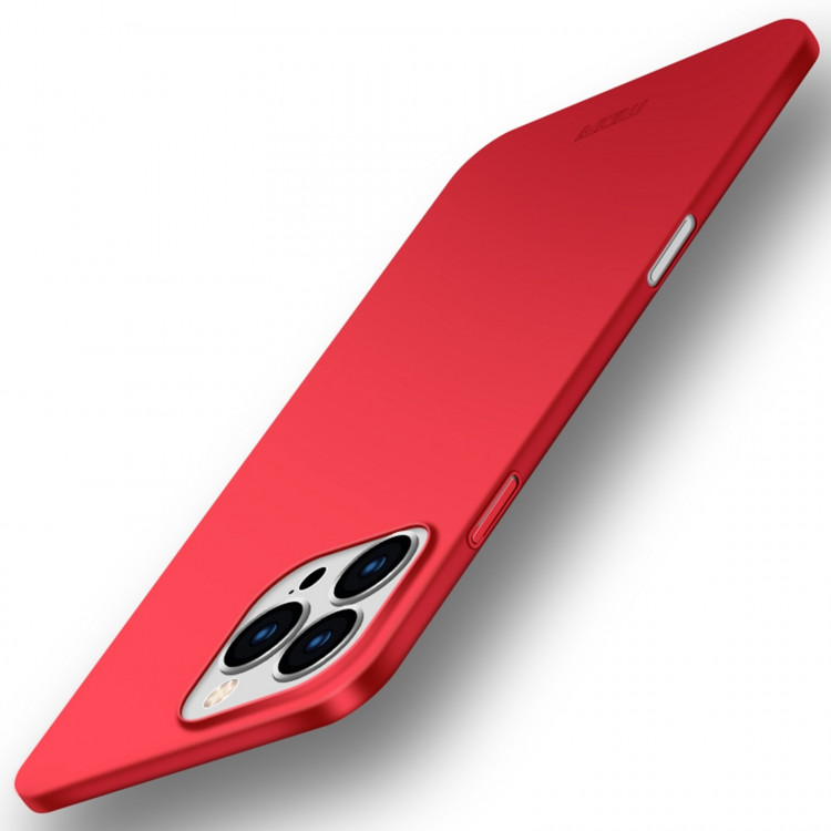 Тонкий матовый чехол MOFI для iPhone 16 Pro Ultra-thin (Red)