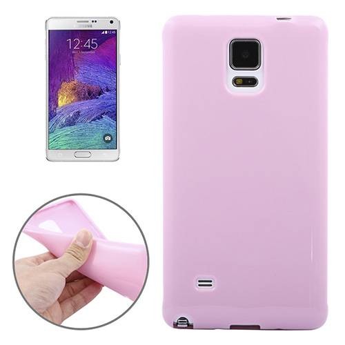 Гелевая накладка для Samsung Galaxy Note 4 (розовая)