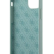 Силиконовый чехол-накладка для iPhone 12 / 12 Pro (6.1) Guess Liquid silicone Gold metal logo Hard, Light blue (GUHCP12MLSLMGLB)