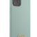 Силиконовый чехол-накладка для iPhone 12 / 12 Pro (6.1) Guess Liquid silicone Gold metal logo Hard, Light blue (GUHCP12MLSLMGLB)