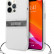 Чехол для iPhone 13 Pro Max Guess PC/TPU 4G Stripe Hard Tranparent + Silver charm (GUHCP13XKB4GGR)