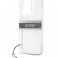 Чехол для iPhone 13 Pro Max Guess PC/TPU 4G Stripe Hard Tranparent + Silver charm (GUHCP13XKB4GGR)