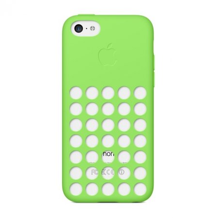 Оригинальный чехол накладка Apple Case для iPhone 5C MF037ZM/A (зеленый)