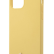Силиконовый чехол-накладка для iPhone 12 / 12 Pro (6.1) Guess Liquid silicone Gold metal logo Hard, Yellow (GUHCP12MLSLMGYE)