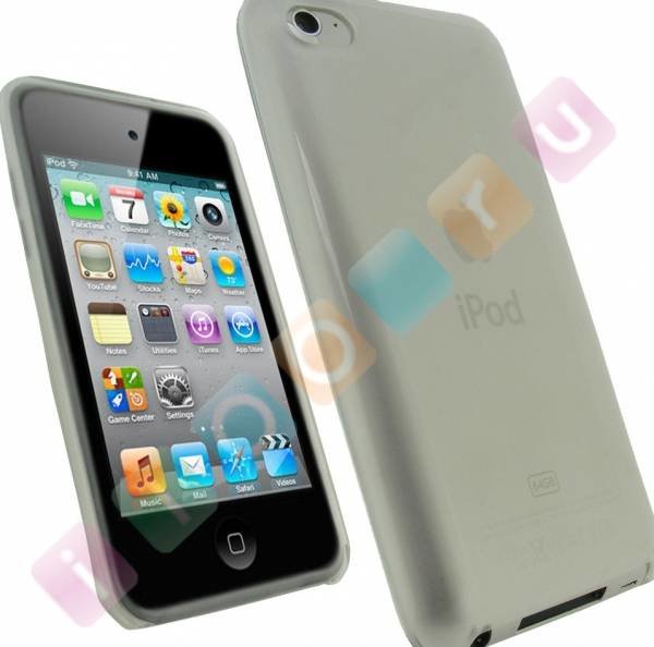 Силиконовый чехол для iPod Touch 4G. Прозрачный.