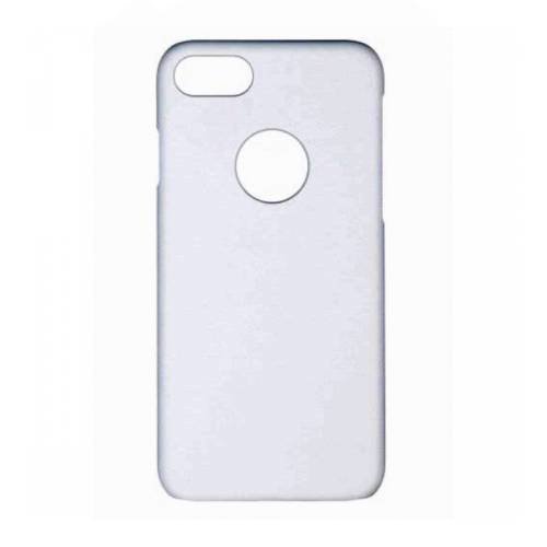 Прорезиненный чехол накладка iCover для iPhone 7 / 8 Rubber White/Hole, IP7-RF-WT