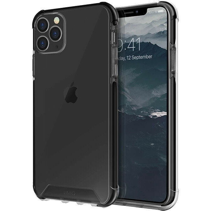 Чехол-накладка для iPhone 11 Pro Max Uniq Combat Black (IP6.5HYB(2019)-COMBLK)