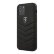 Чехол-накладка Ferrari для iPhone 12/12 Pro (6.1) Off-Track Genuine Leather Quilted Hard Black (FEHQUHCP12MBK)