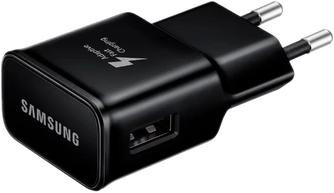 СЗУ Samsung EP-TA20EBECGRU USB Type-C с функцией быстрой зарядки, чёрное