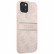 Чехол для iPhone 13 Guess PU 4G Stripe printed logo Hard Pink (GUHCP13M4GDPI)