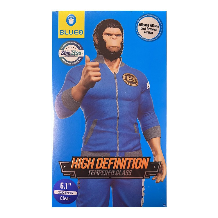 Защитное прозрачное стекло для iPhone 14 Pro BlueO Clear HD (NPB1-14pro-6.1)