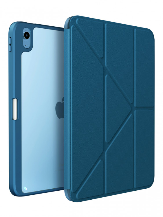 Чехол-книжка для iPad 10.9 (2022 10th Gen) Uniq Moven Capri Blue