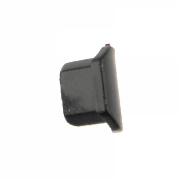 Заглушка в разъем для зарядки micro USB для смартфонов и планшетов (черная)