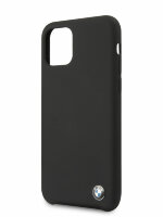 Силиконовый чехол-накладка для iPhone 11 Pro BMW Signature Liquid Silicone Hard Black (BMHCN58SILBK)