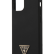 Силиконовый чехол-накладка для iPhone 12 / 12 Pro (6.1) Guess Liquid Silicone Triangle metal logo Hard, Black (GUHCP12MLSTMBK)