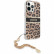 Чехол для iPhone 13 Pro Max Guess PC/TPU Leopard Hard + Gold charm (GUHCP13XKBSLEO)
