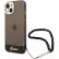 Чехол для iPhone 14 Guess PC/TPU Translucent w Electoplated camera Hard + hand Strap Black (GUHCP14SHGCOHK)